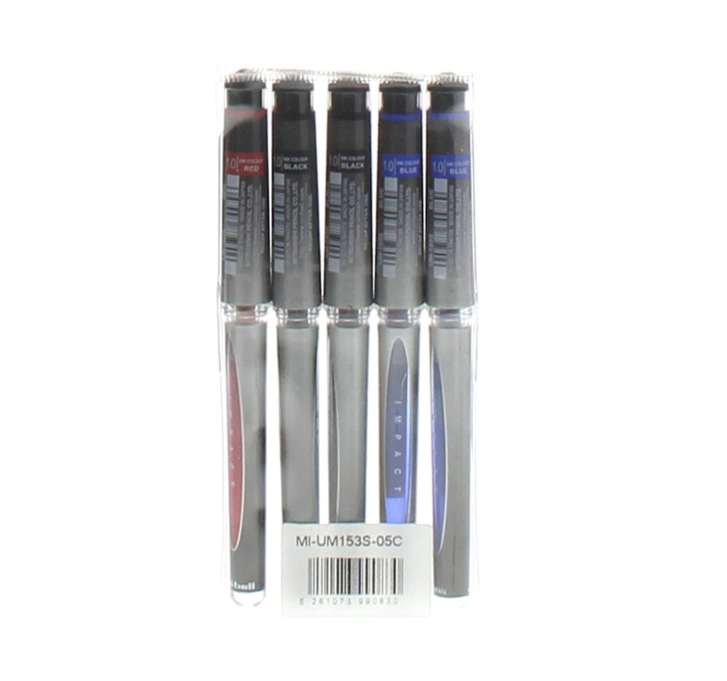 Uni-Ball Gel Impact Broad MIUM153S 5's