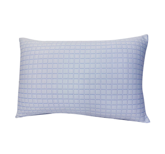 Regency Polymer Jaquard Quilted Cooling Pillow, 50 x 70 cm, Blue