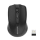 Promate 2.4GHz Wireless Ergonomic Optical Mouse (CLIX-8)