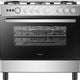 Hisense 5 Burner Free Standing Gas Cooking Range, 90x60 cm, Stainless Steel, HFG90335RX