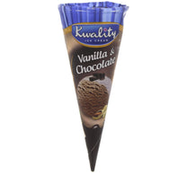 Kwality Cone Vanilla & Chocolate Ice Cream 100 ml
