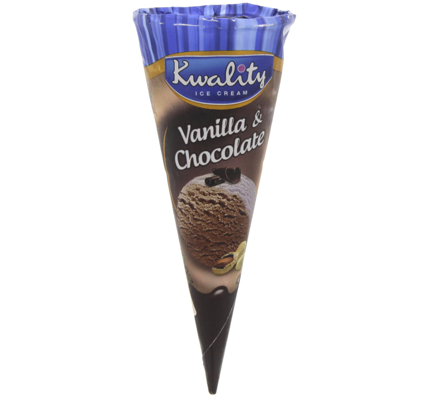 Kwality Cone Vanilla & Chocolate Ice Cream 100 ml