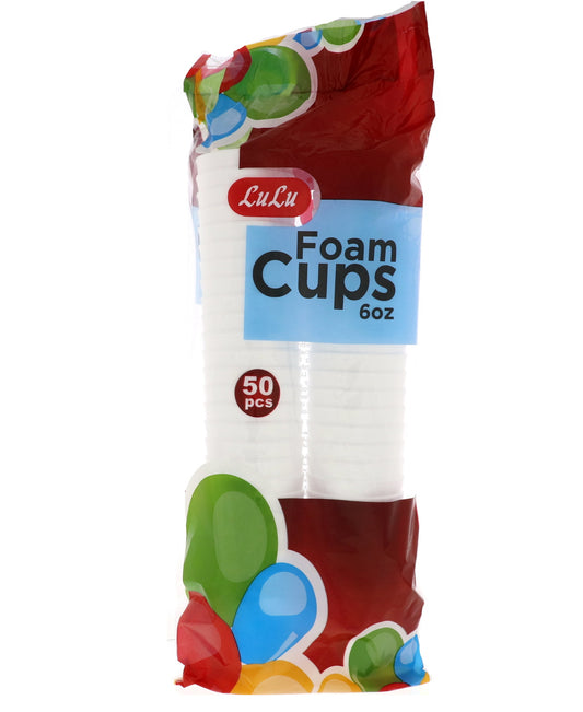 LuLu Foam Cup 6oz 50pcs