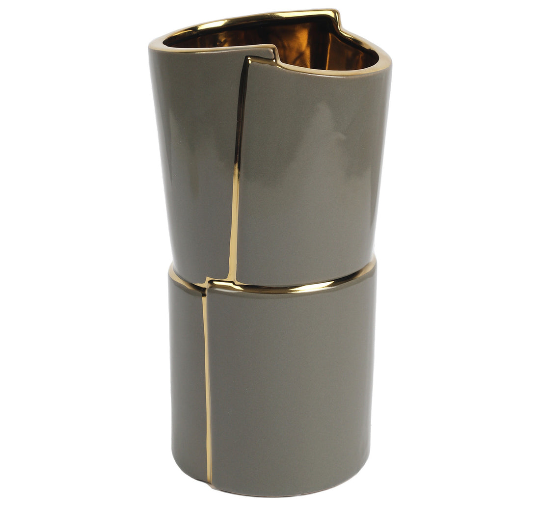 Maple Leaf Ceramic Flower Vase 6607-2 Assorted