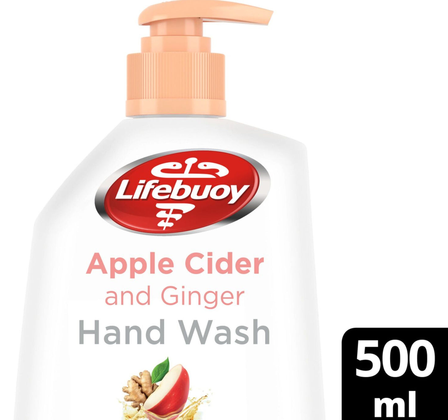 Lifebuoy Apple Cider and Ginger Antibacterial Liquid Soap and Hand Wash 500 ml