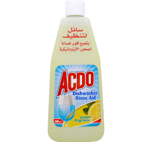 Acdo Dishwasher Rinse Aid With Lemon Fragrance 500 ml