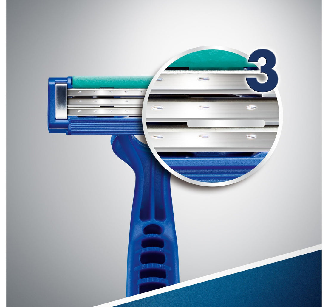 Gillette Blue Simple3 Men's Disposable Razors 4 pcs