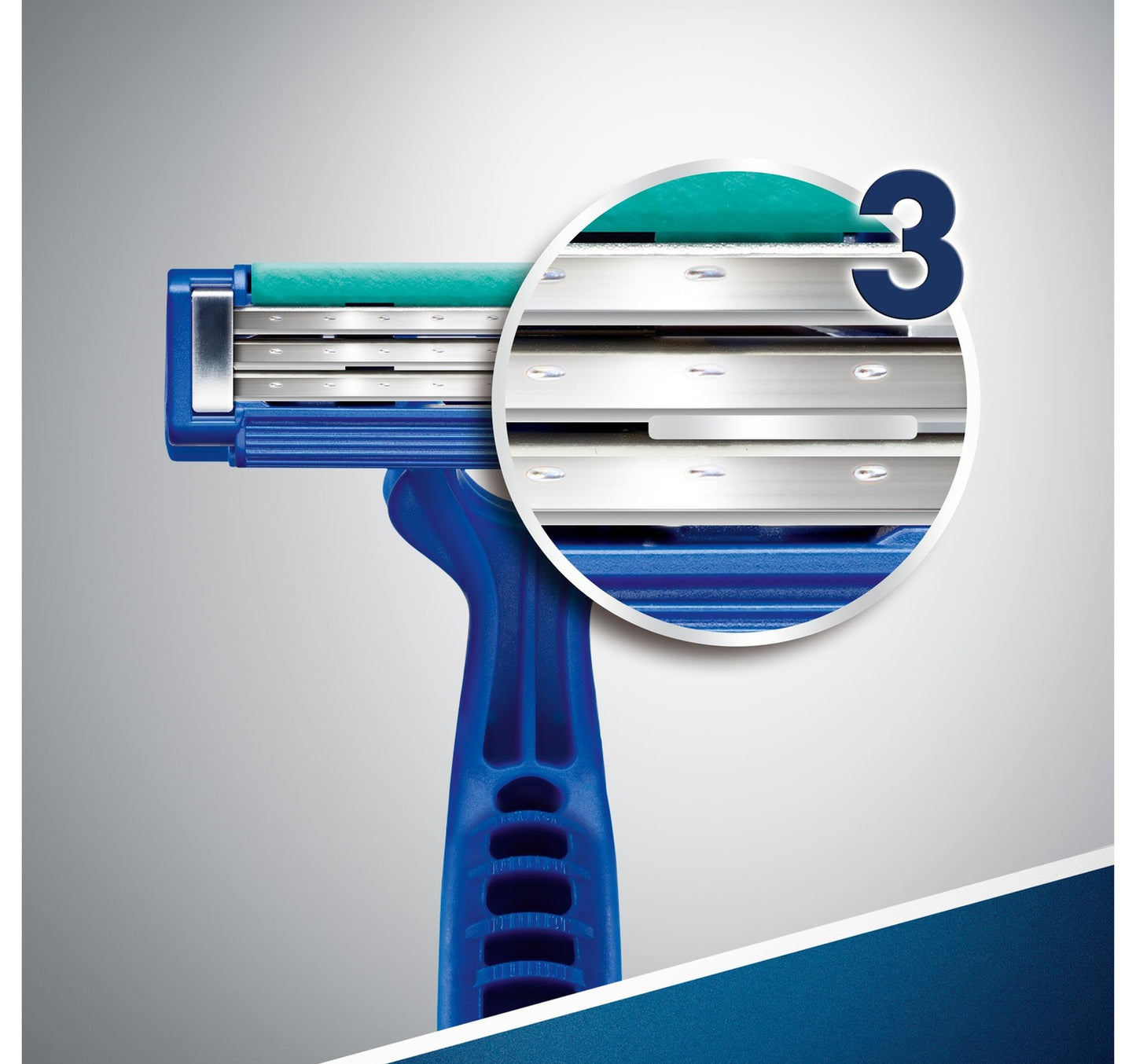 Gillette Blue Simple3 Men's Disposable Razors 4 pcs