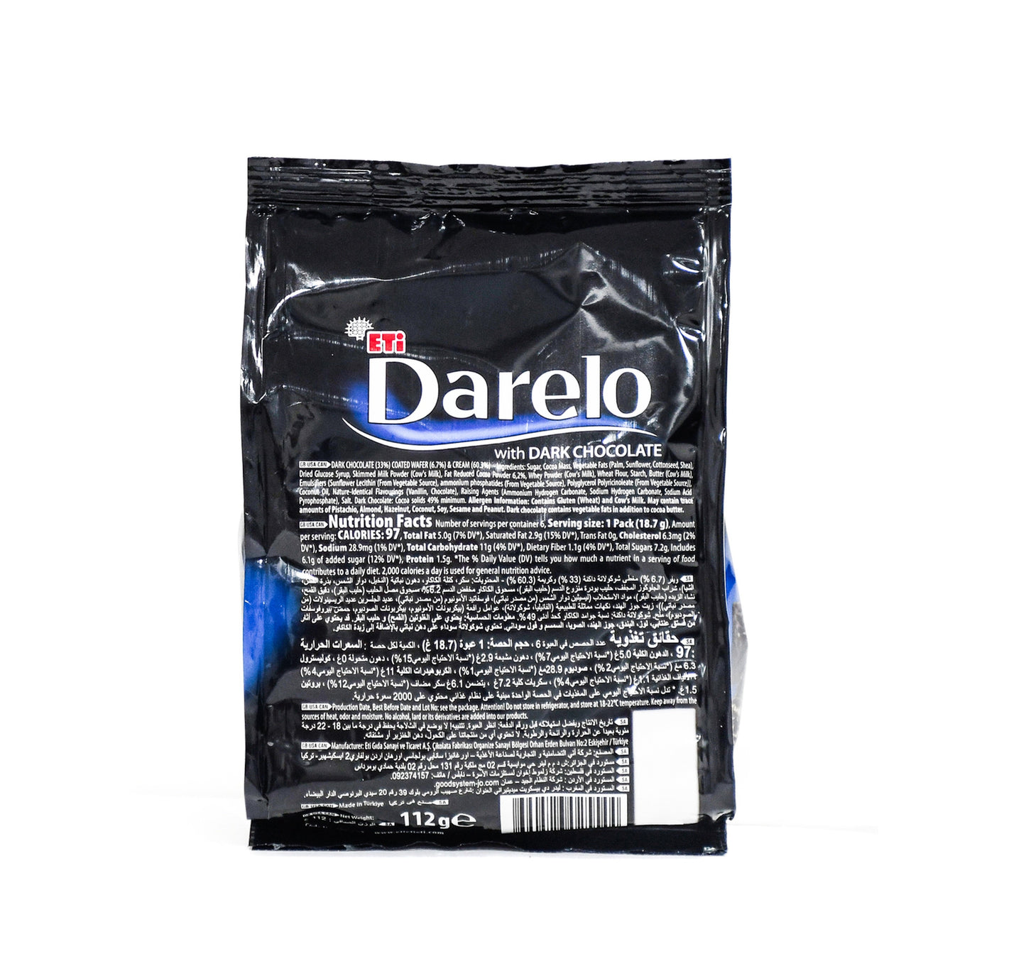Eti Darello with Dark Chocolate 112 g