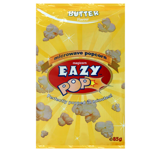 Eazy Pop Microwave Popcorn Butter 85 g