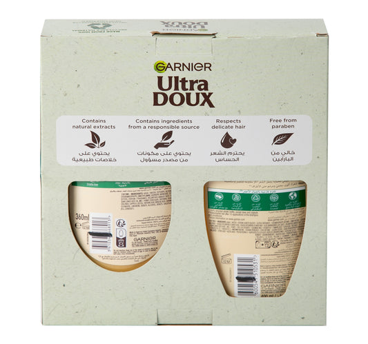 Garnier Ultra Doux Honey Treasures Shampoo 400 ml + Conditioner 360 ml