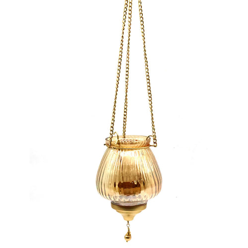 Maple Leaf Enzo Fluted Hanging Tealight Candle Holder