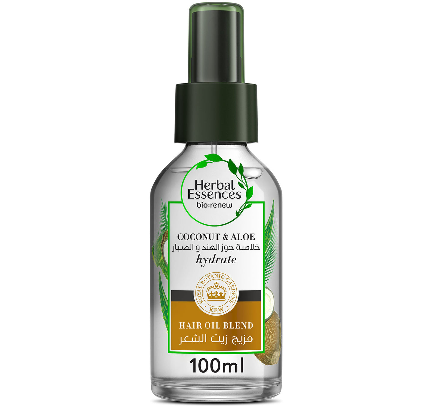 Herbal Essences Bio-Renew Coconut & Aloe Hair Oil Blend for Dry Hair and Hair Repair 100 ml