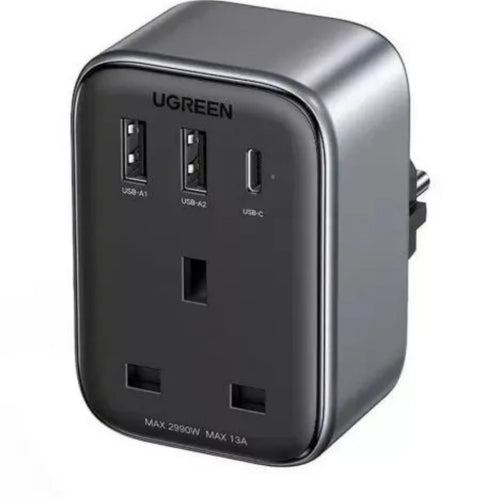 Ugn Travel Adptr 30W CD314 Blk Lulu Hypermarket