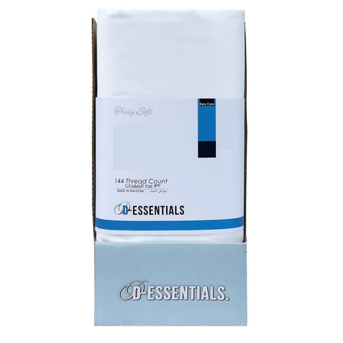 Decora D-Essentials Solid Bedsheet 160x240cm White