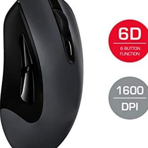 Trands 2.4G Rechargeable Wireless Portable Mouse Optical Mice with USB Receiver for Notebook, PC, Laptop K-W019M