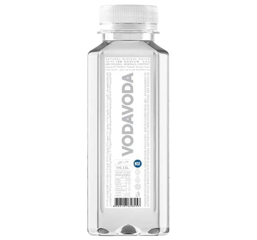 Vodavoda Natural Mineral Water Plastic Bottle 330 ml
