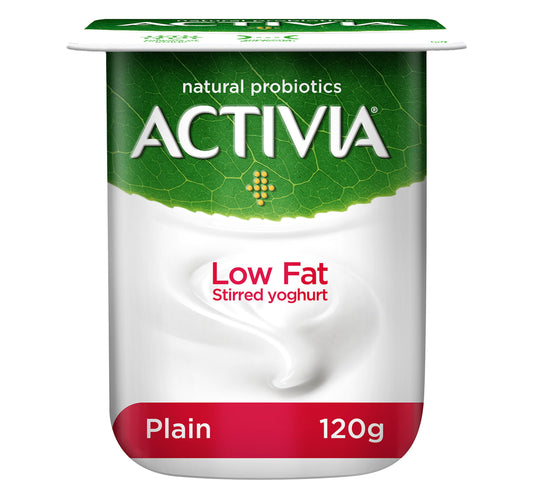 Activia Stirred Yoghurt Low Fat Plain 125 g