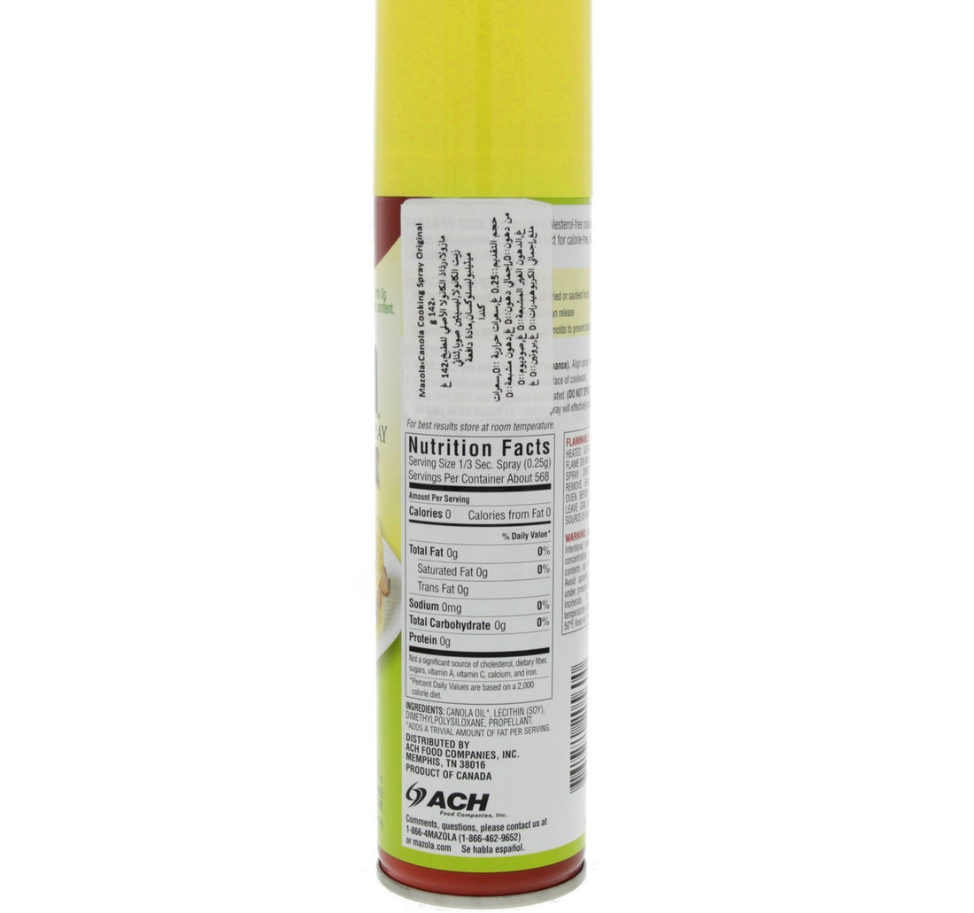 Mazola Canola Cooking Spray Original 142 g