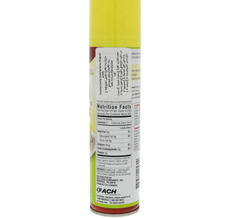 Mazola Canola Cooking Spray Original 142 g
