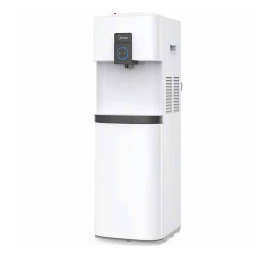 Midea Top Load Water Dispenser with Cabinet, White, YL2037SW
