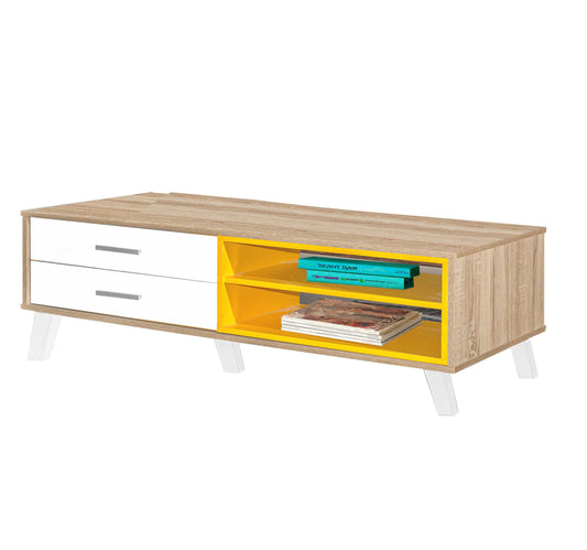 Maple Leaf Wooden Coffee Table, Oak, BL21