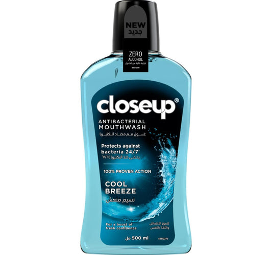 Closeup Cool Breeze Anti-Bacterial Mouth Wash 500 ml