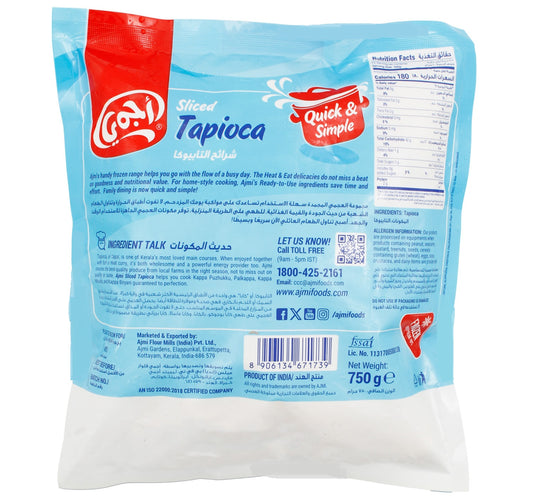 Ajmi Sliced Tapioca Value Pack 2 x 750 g