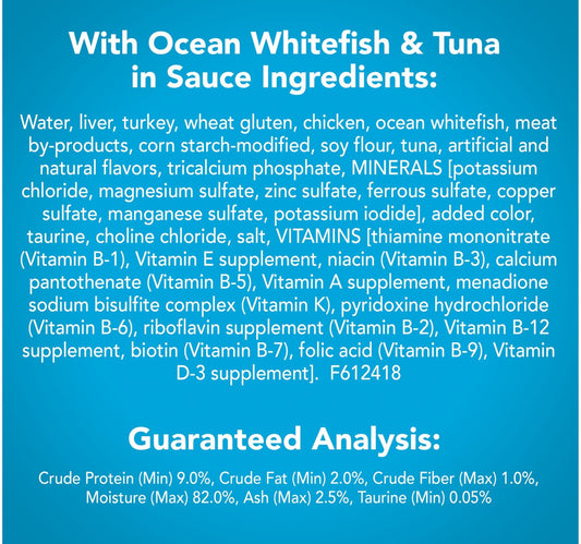 Purina Friskies Shreds with Ocean Whitefish & Tuna in Sauce 156 g