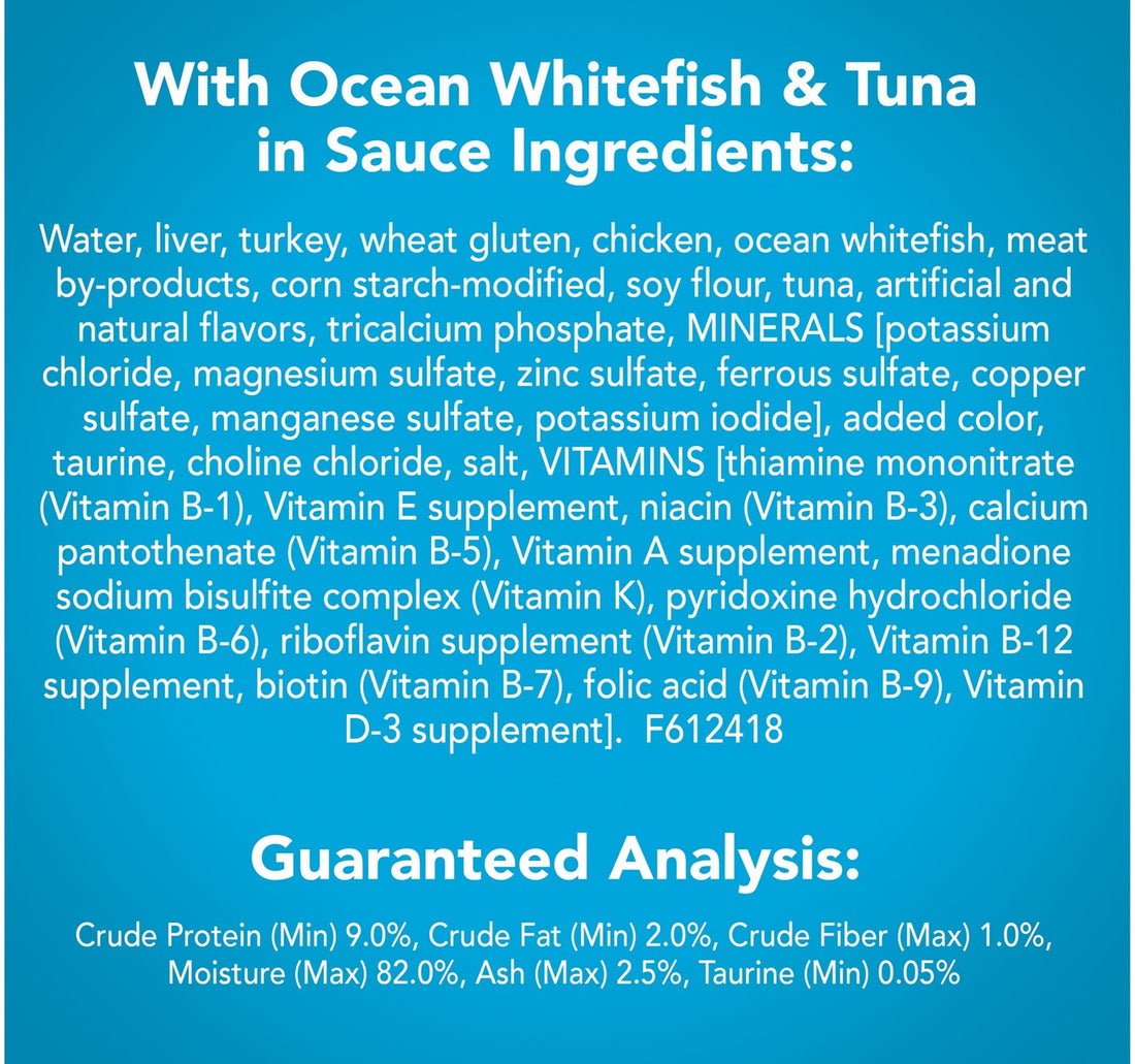 Purina Friskies Shreds with Ocean Whitefish & Tuna in Sauce 156 g