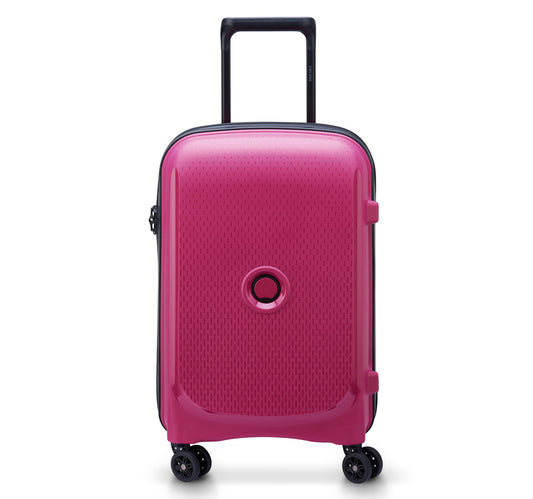 Delsey Belmont Plus Non Expandable 4 Wheels Hard Trolley, 55 cm, Raspberry