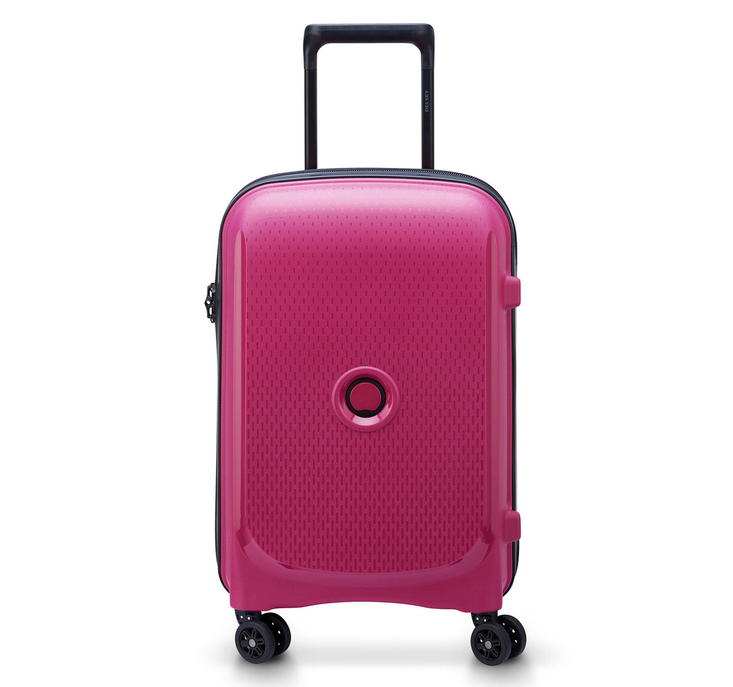 Delsey Belmont Plus Non Expandable 4 Wheels Hard Trolley, 55 cm, Raspberry