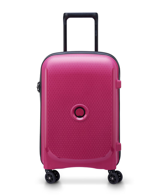 Delsey Belmont Plus Non Expandable 4 Wheels Hard Trolley, 55 cm, Raspberry