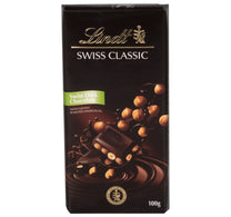 Lindt Swiss Classic Dark Chocolate with Roasted Hazelnut 100 g