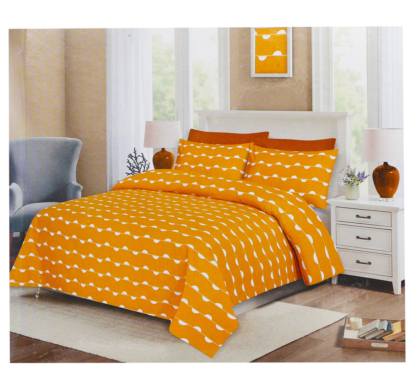 Austir Bed Sheet Set 259 x 274cm Assorted