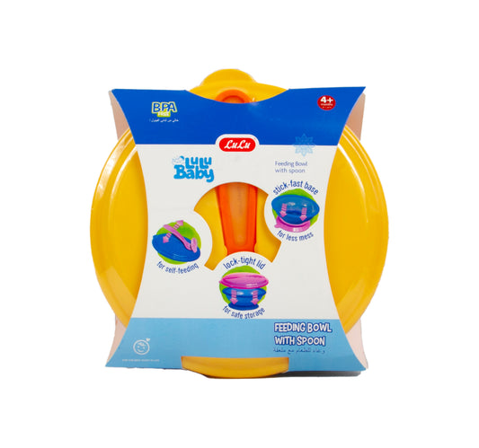 LuLu Baby Feeding Bowl with Spoon Assorted 1 pc