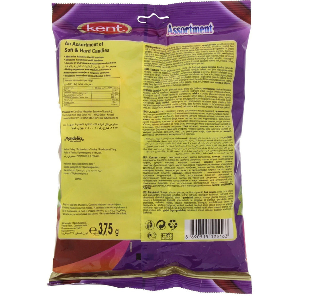 Kent Assortment Soft & Hard Candies 375 g