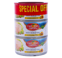 California Garden White Meat Tuna In Sunflower Oil 3 x 185 g