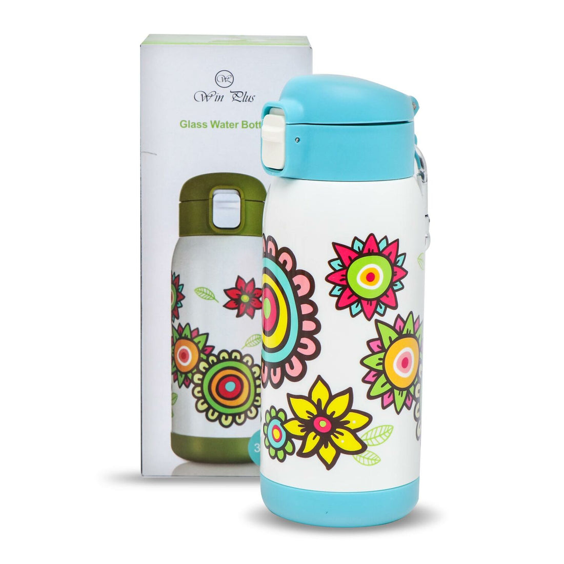 Win Plus Glass Water Bottle 8576 320ml