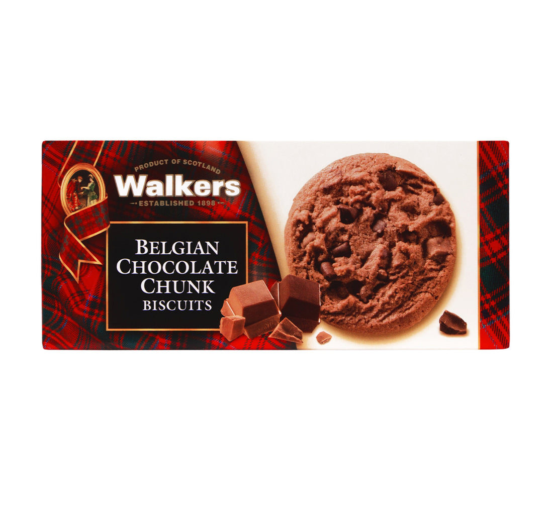 Walkers Belgian Chocolate Chunk Biscuits 150 g