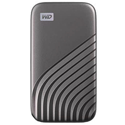 قرص My Passport™ SSD سعة 2 تيرابايت، لون رمادي فضائي، سرعة قراءة 1050 ميجابايت/ثانية، سرعة كتابة 1000 ميجابايت/ثانية، متوافق مع أجهزة الكمبيوتر الشخصية وأجهزة ماك