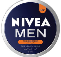 كريم نيفيا للرجال لتفتيح البشرة، كريم مرطب للوجه والجسم واليدين، 150 مل