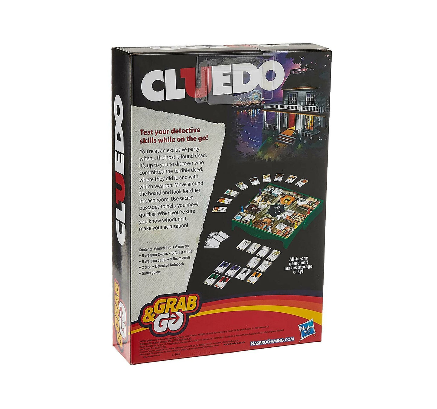 Hasbro Cluedo Grab & Go B0999