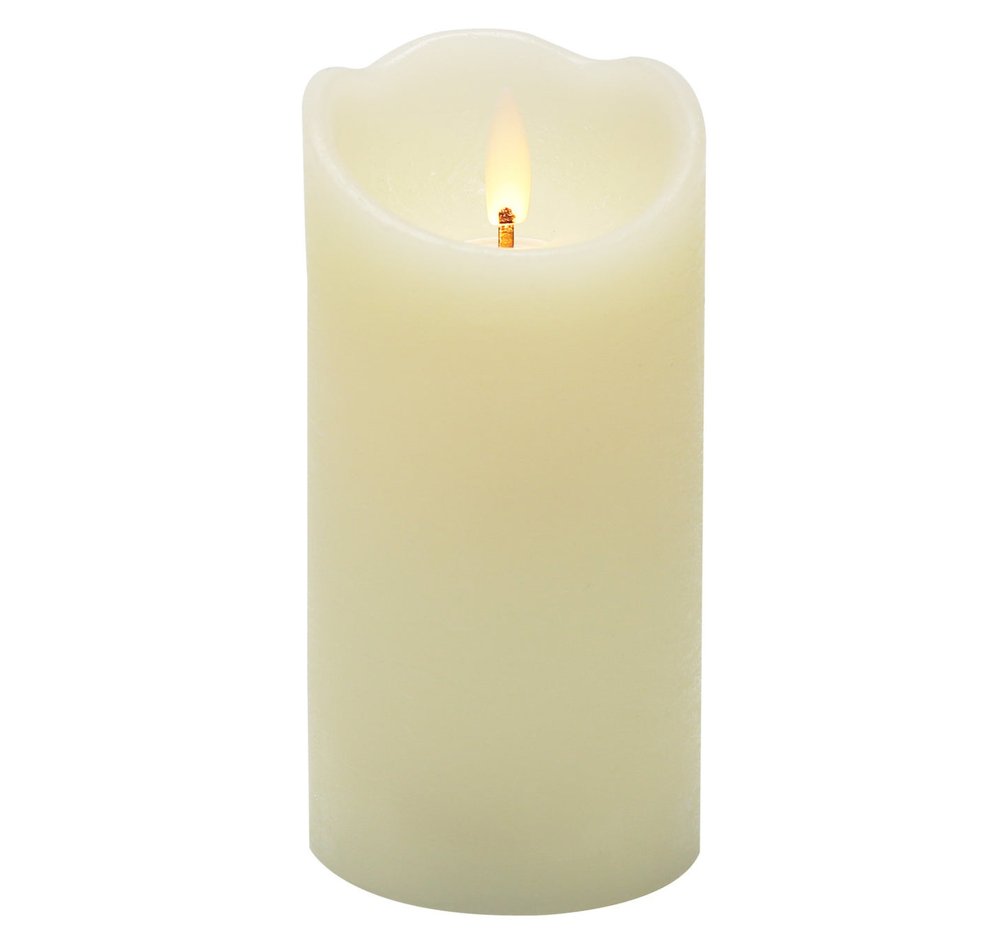 Maple Leaf Battery Operated LED Wax Candle 7.5x15cm