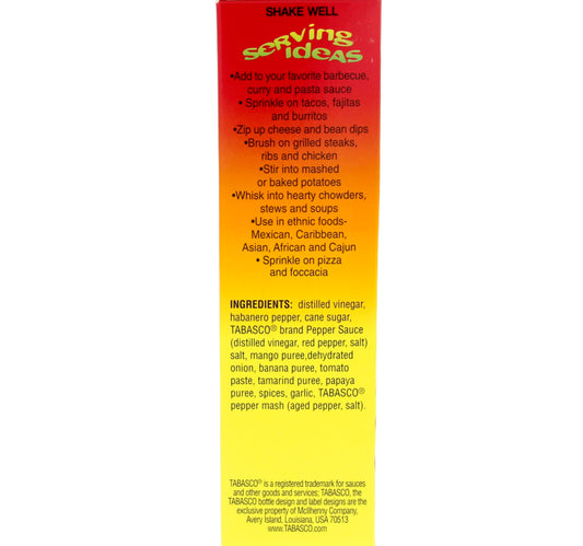 Tabasco Hot Habanero Sauce 150 ml