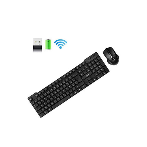 مجموعة لوحة المفاتيح والماوس اللاسلكية Trands 2.4G مفتاح الشوكولاتة تصميم مريح KB110