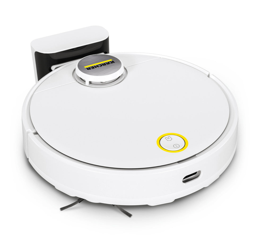 Karcher Robot Vacuum Cleaner with Wiping Function, White, RCV 3