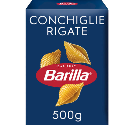 Barilla Conchiglie Rigate Pasta 500 g
