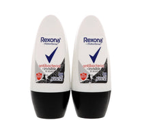 Rexona Women Anti-Perspirant Roll On Antibacterial + Invisible 2 x 50 ml