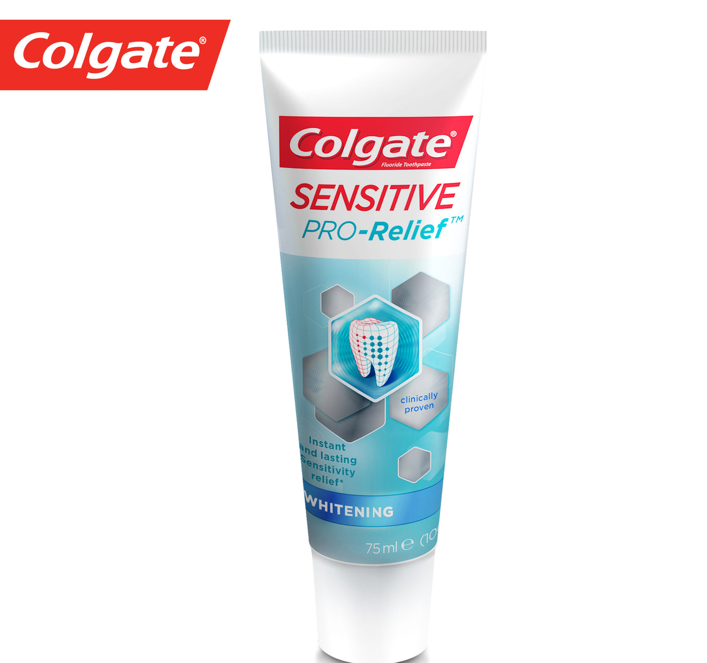 Colgate Fluoride Toothpaste Sensitive Pro-Relief Whitening 75 ml